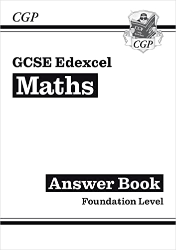 GCSE Maths Edexcel Answers for Workbook: Foundation (CGP Edexcel GCSE Maths)